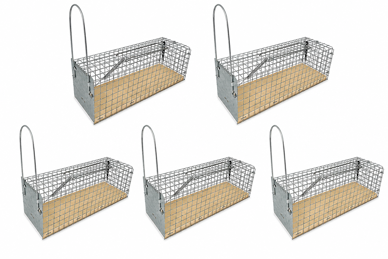 5 Stück Rattenlebendfalle im Set