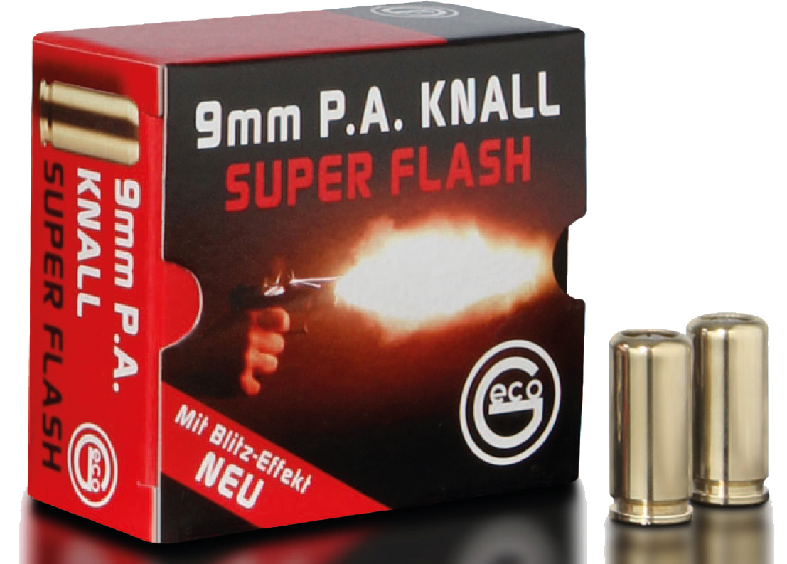 Geco Super Flash Kal. 9 mm P.A.K.